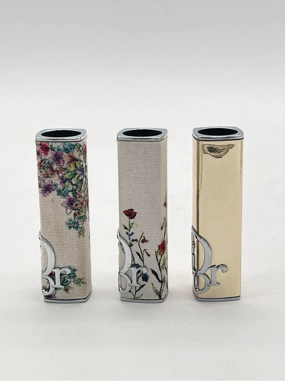 Authentic Dior Addict Limited Edition Refillable Case Lipstick Holder Set Of 3 - Picture 9 of 16